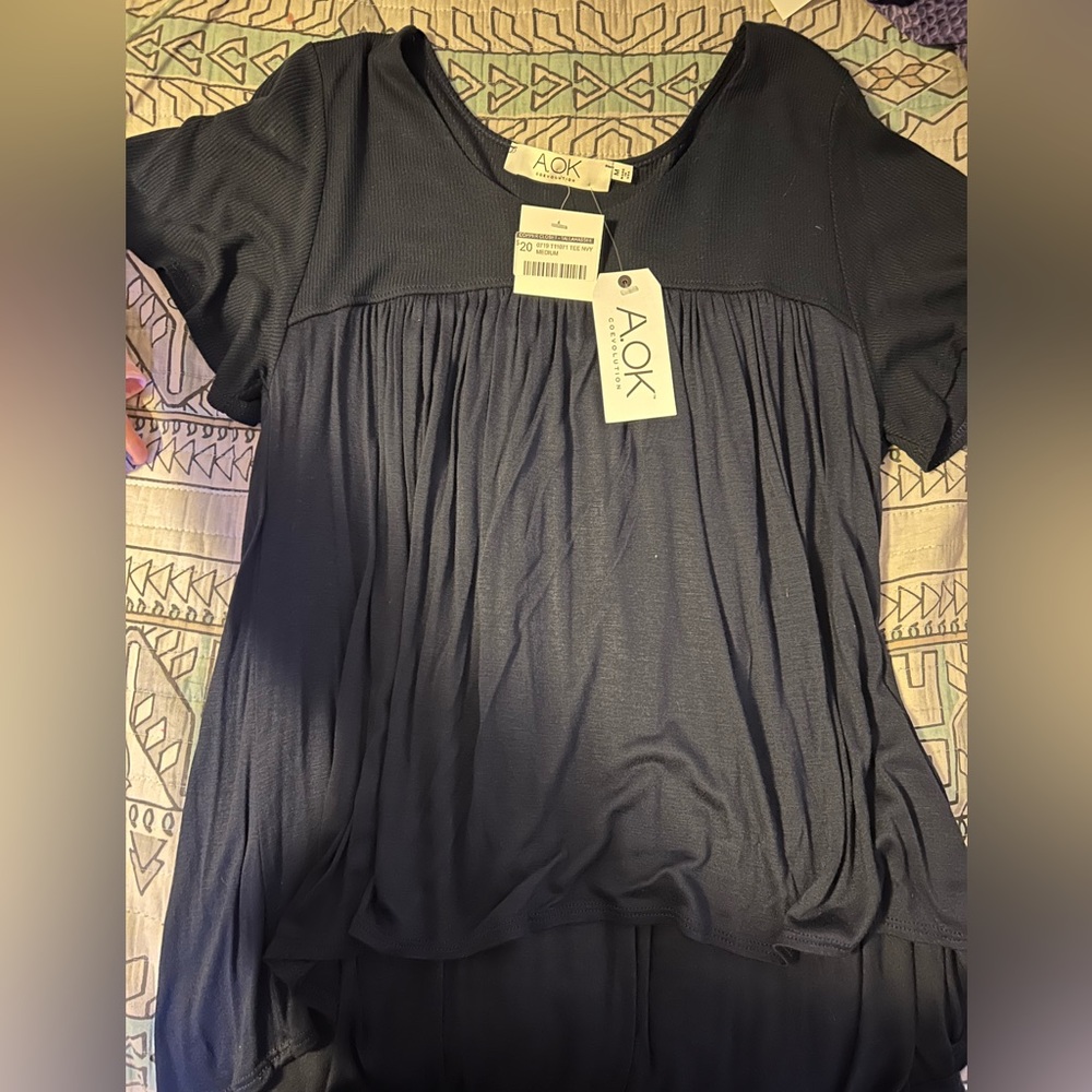 Navy AOK Medium Top